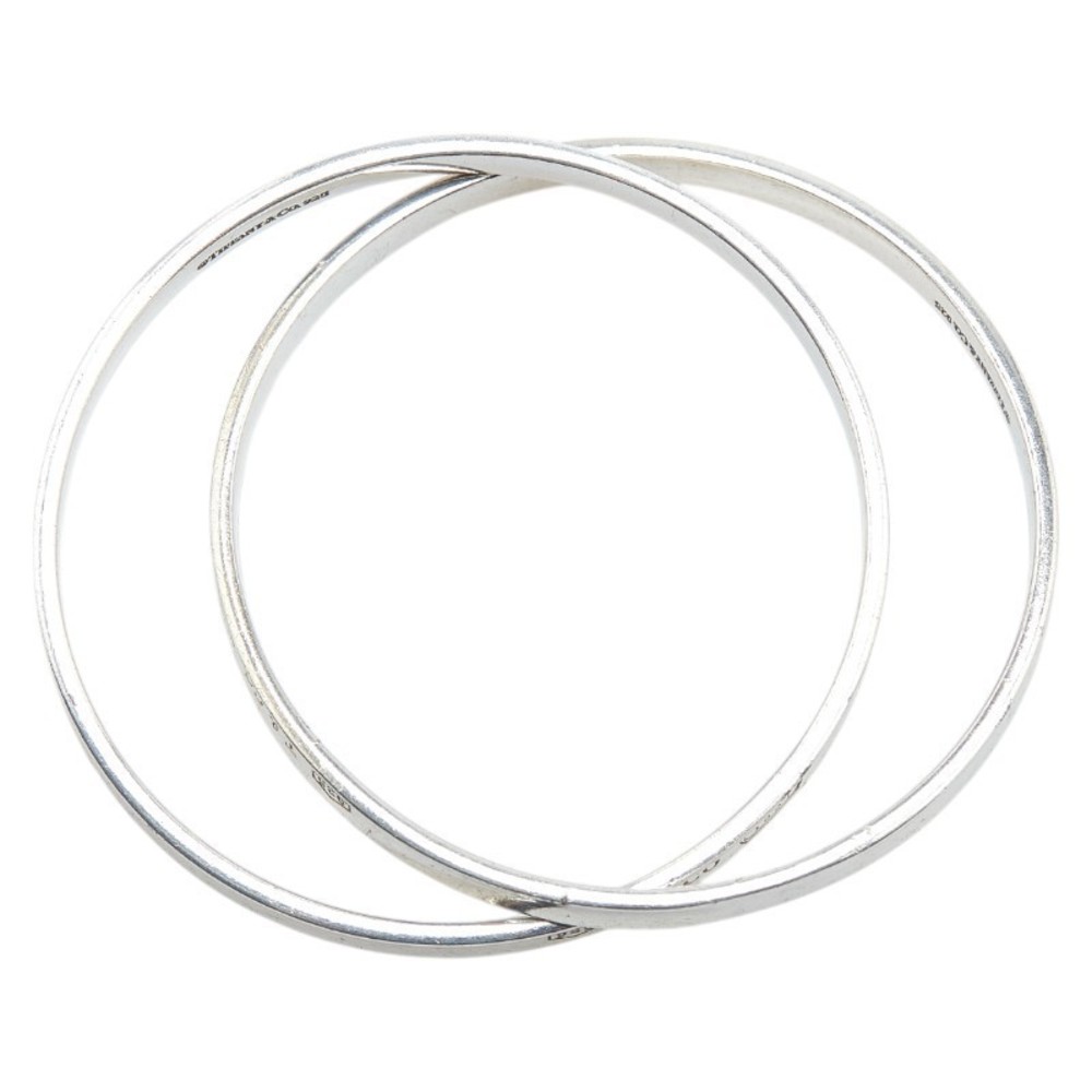 Tiffany Interlocking Circle Bangle Silver Co - image 3